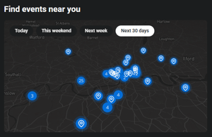 Frontpage Event Geo Heatmap